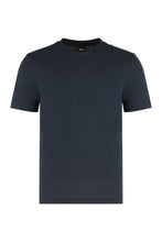 Carica l'immagine nel visualizzatore di Gallery, T-shirt in misto cotone con lavorazione jacquard a bolle
