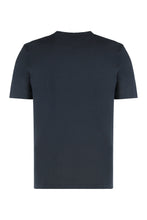 Carica l'immagine nel visualizzatore di Gallery, T-shirt in misto cotone con lavorazione jacquard a bolle
