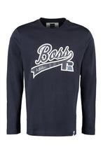 Carica l'immagine nel visualizzatore di Gallery, BOSS x Russell Athletic - T-shirt in cotone con logo
