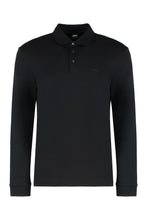 Load image into Gallery viewer, Long sleeve cotton polo shirt
