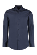 Carica l'immagine nel visualizzatore di Gallery, Camicia slim fit in popeline stretch
