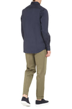 Carica l'immagine nel visualizzatore di Gallery, Camicia slim fit in popeline stretch
