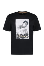 Carica l'immagine nel visualizzatore di Gallery, BOSS x Muhammad Ali - T-shirt in cotone con stampa
