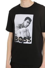Carica l'immagine nel visualizzatore di Gallery, BOSS x Muhammad Ali - T-shirt in cotone con stampa
