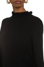Carica l'immagine nel visualizzatore di Gallery, Maglione in lana e cachemire con lavorazione a costine
