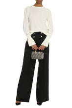 Load image into Gallery viewer, Ribbed cashmere and wool sweater
