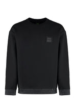 Load image into Gallery viewer, Cotton blend crew-neck sweatshirt
