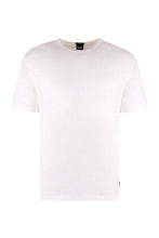 Load image into Gallery viewer, Linen crew-neck T-shirt
