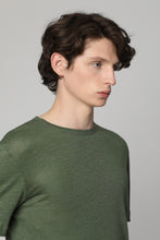 Carica l'immagine nel visualizzatore di Gallery, T-shirt girocollo in lino
