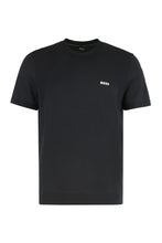 Carica l'immagine nel visualizzatore di Gallery, T-shirt girocollo in misto cotone
