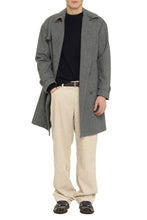 Load image into Gallery viewer, Flannel trench coat
