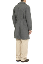 Load image into Gallery viewer, Flannel trench coat
