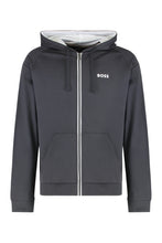 Carica l'immagine nel visualizzatore di Gallery, Felpa con cappuccio in terry di cotone con zip
