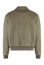 Carica l'immagine nel visualizzatore di Gallery, Giubbotto relaxed fit in misto alpaca
