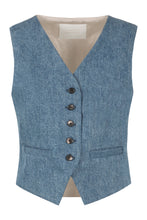 Carica l'immagine nel visualizzatore di Gallery, Gilet in denim
