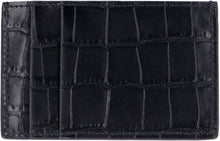 Carica l'immagine nel visualizzatore di Gallery, Portacarte in pelle stampa coccodrillo
