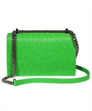 Carica l'immagine nel visualizzatore di Gallery, Borsa Jewelled Satchel in pelle goffrata
