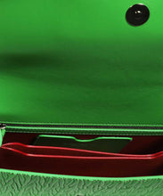 Carica l'immagine nel visualizzatore di Gallery, Borsa Jewelled Satchel in pelle goffrata
