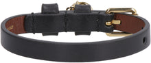 Carica l'immagine nel visualizzatore di Gallery, Bracciale in pelle con medaglione e teschio
