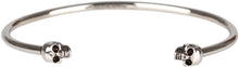 Carica l'immagine nel visualizzatore di Gallery, Bracciale Twin Skull in ottone
