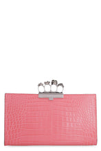 Carica l'immagine nel visualizzatore di Gallery, Clutch in pelle stampa coccodrillo
