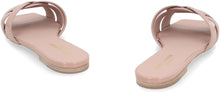 Load image into Gallery viewer, Tribute patent leather sandals
