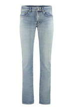 Carica l'immagine nel visualizzatore di Gallery, Jeans straight leg a 5 tasche

