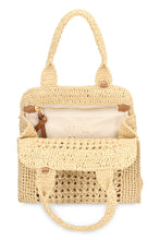Carica l'immagine nel visualizzatore di Gallery, Mini tote bag in rafia
