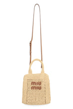 Carica l'immagine nel visualizzatore di Gallery, Mini tote bag in rafia
