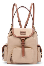 Load image into Gallery viewer, Canvas and leather backpack

