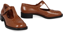 Load image into Gallery viewer, Leather brogue-shoes
