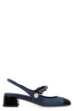 Load image into Gallery viewer, Denim slingback
