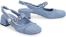 Carica l'immagine nel visualizzatore di Gallery, Slingback in denim
