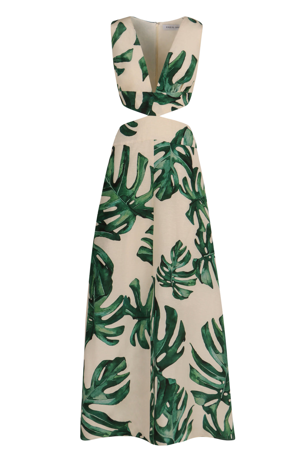 Linen and silk dress