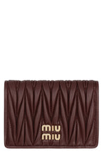 Load image into Gallery viewer, Wallet made of leather with logo
