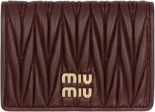 Load image into Gallery viewer, Wallet made of leather with logo
