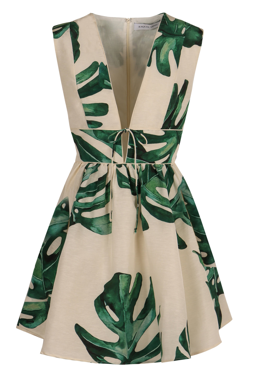 Linen and silk dress