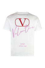 Carica l'immagine nel visualizzatore di Gallery, T-shirt in cotone con logo

