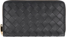 Load image into Gallery viewer, Leather zip-around wallet
