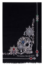 Carica l'immagine nel visualizzatore di Gallery, Foulard Treasure Skeleton in seta
