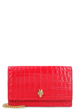Carica l'immagine nel visualizzatore di Gallery, Clutch in pelle stampa coccodrillo
