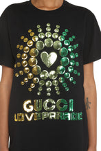 Carica l'immagine nel visualizzatore di Gallery, T-shirt Gucci Love Parade in cotone
