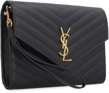 Carica l'immagine nel visualizzatore di Gallery, Clutch Monogram in pelle

