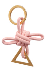 Load image into Gallery viewer, Triangle Leather keyring
