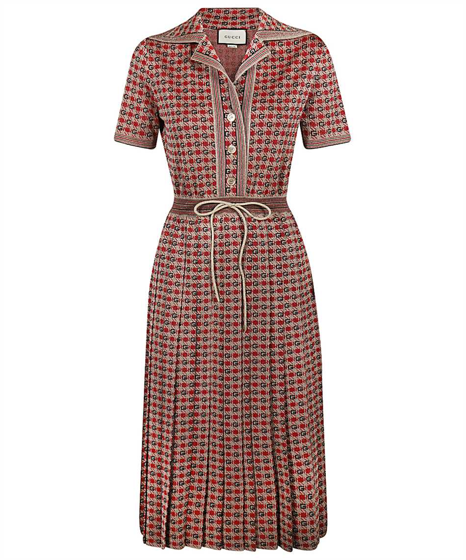 Abito in maglia jacquard