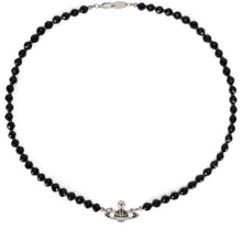 Load image into Gallery viewer, Chocker Messaline with decorative crystals
