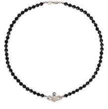 Load image into Gallery viewer, Chocker Messaline with decorative crystals
