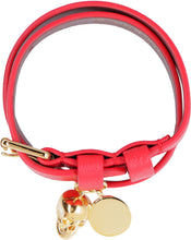 Carica l'immagine nel visualizzatore di Gallery, Bracciale doppio giro in pelle con pendente Skull
