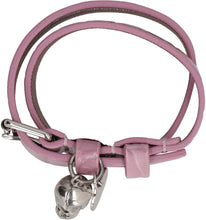 Carica l'immagine nel visualizzatore di Gallery, Bracciale Skull in pelle con targhetta logata
