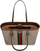 Carica l'immagine nel visualizzatore di Gallery, Tote bag Ophidia in tessuto GG supreme
